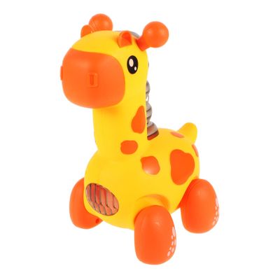 DECHOUS Cute Moving Giraffe Toy with Electric Crawling Mechanism Toddlers Interactive Musical Dinosaur for Fine Motor Skills Baby Instruments
