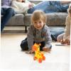 DECHOUS Cute Moving Giraffe Toy with Electric Crawling Mechanism Toddlers Interactive Musical Dinosaur for Fine Motor Skills Baby Instruments view 4