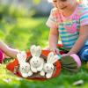3 Bunnies In Carrot Purse - Bunny-Themed Purse, Carrot Bag With Zipper | Easter Rabbit Handbag, Plush With Bunnies, Cute Kids Handbag, Rabbit Pouch For Easter And Spring Events view 2