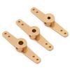 3.1/4.1/5.1mm Metal Aluminum Alloy Dual Steering Arm Arm for RC Car Boat Servo Roker Rudder Parts Accessories(Dual Arm 3.1mm) view 2