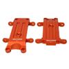 BEAXTURBO Racing Upgrade Parts RC CNC Aluminum Front Rear Tie Bar Pin Mount for Traxxas XRT X-MAXX1:5 (Orange) view 3