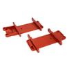 BEAXTURBO Racing Upgrade Parts RC CNC Aluminum Front Rear Tie Bar Pin Mount for Traxxas XRT X-MAXX1:5 (Orange) view 4