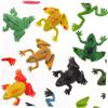 BESTonZON 24pcs Miniature Frogs Figurines Frog Model Toys for Boys and Girls Birthday Decorations view 2