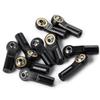 10/20pcs Orthodontic M3 Ball Head Aluminum L26mm Linkage Tie Rod Ends Metal Bend/Curved Ball Joints for 1/10 RC Car(Sliver 20pcs) view 4