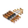 1/10 104009,1/12 12402-A 12409 RC Car, Metal Modification Parts, Upgrade Shock Absorber & Steering Rod Set, Multi-Color(Gold) view 1