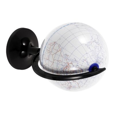 DIYEAH Diy Coloring Blank Globe Model Erasable Decorative Globe for Geography Teaching and Art for Interactive Learning and Creative Projects