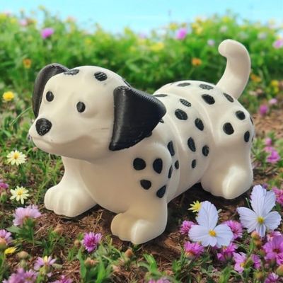 Articulated Dog, Dalmation | Home Dcor and Office Desk Toys | Autism, ADHD, Sensory | 3D Printed Gift