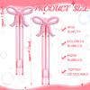JellyArch 24 Pcs Pink Bow Party Favors Mini Bubble Wands for Kids with Detachable Topper Retro Rodeo Classroom Prizes for Bachelorette Birthday Gift Goody Bag Stuffer Party Supplies view 2