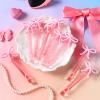 JellyArch 24 Pcs Pink Bow Party Favors Mini Bubble Wands for Kids with Detachable Topper Retro Rodeo Classroom Prizes for Bachelorette Birthday Gift Goody Bag Stuffer Party Supplies view 3