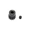 32P M0.8 5mm 13T 14T 15T 16T 17T 18T 19T 20T 21T Black Steel Metal Motor Gear Pinion for 1/10 1/8 Rc Model Crawler Car Motor(13T) view 1