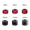 4Pcs 12MM Wheel Hex Hub Thickness 8mm/9mm/10mm/11mm/12mm for 1/10 RC Crawler Axial SCX10 MST 90046 RC Car Part(4PCS 10MM Red) view 2