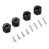 4Pcs 12MM Wheel Hex Hub Thickness 8mm/9mm/10mm/11mm/12mm for 1/10 RC Crawler Axial SCX10 MST 90046 RC Car Part(4PCS 10MM Red) view 4