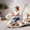 Deer COCO 4 in 1 Rocking Horse for Toddlers 1-3 Years | Convertible Baby Push Walker, Balance Board & Ride-On Toy | Durable Plastic Indoor/Outdoor Gift for 1 Year Old Boy Girl(Grey) view 2