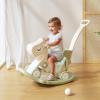 Deer COCO 4-in-1 Rocking Horse Toy for Toddlers 1-3 | Plastic Push Walker with Balance Board & Wheels, Ride-On Rocker Gift for 1 Year Old Boys Girls(Green) view 2