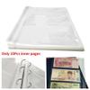 10 Sheets Paper Money Album Currency Page Banknote Album Collection 3 Grids Album Supplementary Page view 4