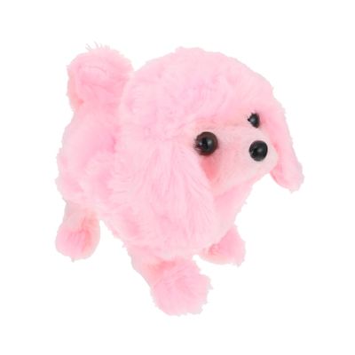 Milisten Robot Dog Cognitive Plaything Educational Plaything Cognitive Dog Model Adorable Electric Dog Simulation Dog Electronic Component Pink