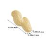 Abaodam 6pcs Simulated Peanut Models Realistic Faux Peanut Props for Kitchen Home Decor Photography and Early Childhood Teaching view 2