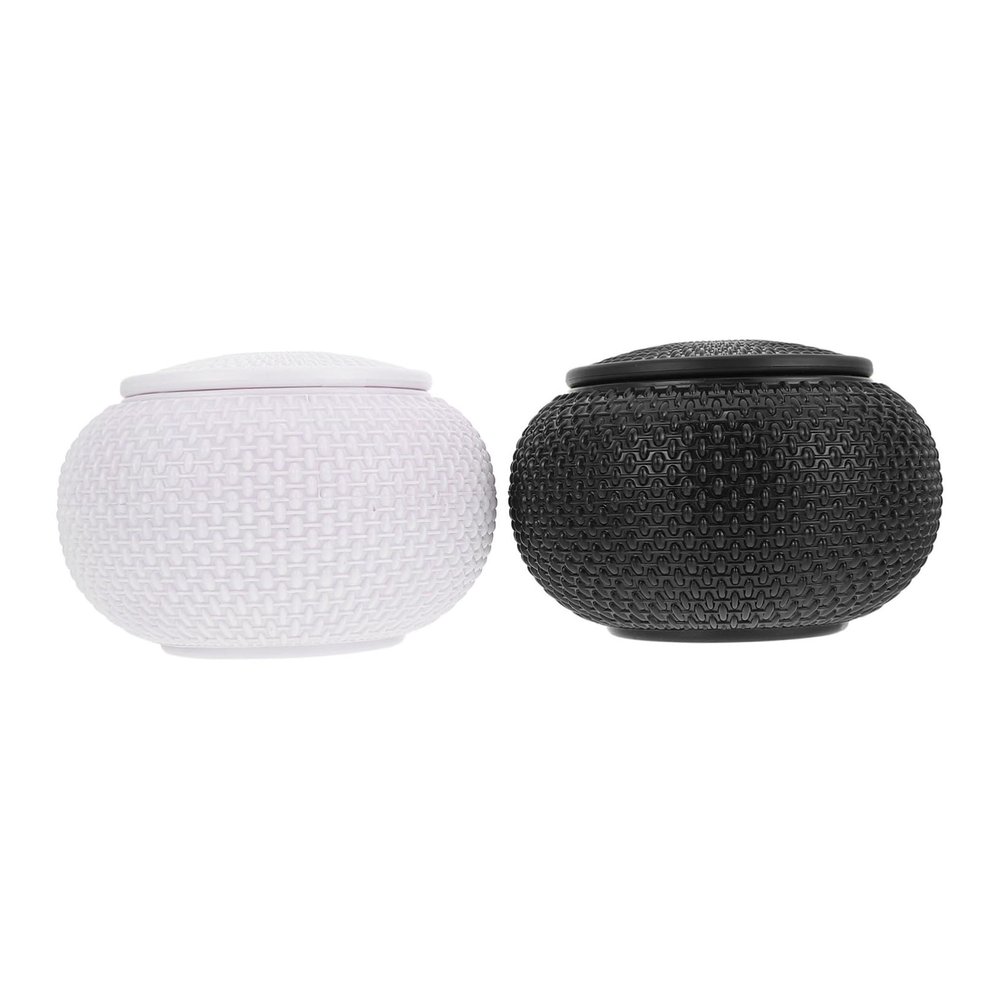 JOINPAYA 2pcs Go Chess Piece Storage Box Plastic Canisters for Chess and Go Game Lightweight and Compact Design for Easy Travel and Organization