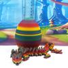 3D Printed Dragon, 12" Articulated Cherry Blossom with Egg, Rainbow Fidget ADHD Autism Toy, Home Office Decor Executive Desk Toy - D097 view 2