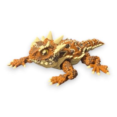 Articulated Horned Lizard | Home Dcor and Office Desk Toys | Autism, ADHD, Sensory | 3D Printed Gift