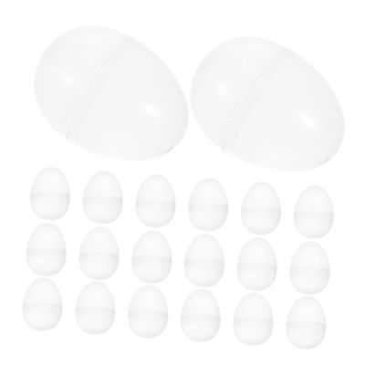 Alipis 25pcs Fillable Easter Eggs Creative Reusable Plastic Egg Decorations for Boys and Girls for Easter Hunts and Classroom Activities