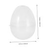 Alipis 25pcs Fillable Easter Eggs Creative Reusable Plastic Egg Decorations for Boys and Girls for Easter Hunts and Classroom Activities view 2