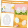 Alipis 25pcs Fillable Easter Eggs Creative Reusable Plastic Egg Decorations for Boys and Girls for Easter Hunts and Classroom Activities view 3