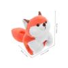 Alipis Fox Plush Wristband Bracelet Fox Stuffed Animal Plush Stuffed Fox Plush Novelty Plush for Parties Fox Stuffed Animals Fox Stuffed Animal Fox Cotton Orange view 2