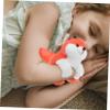 Alipis Fox Plush Wristband Bracelet Fox Stuffed Animal Plush Stuffed Fox Plush Novelty Plush for Parties Fox Stuffed Animals Fox Stuffed Animal Fox Cotton Orange view 4