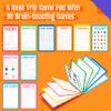 Logic Puzzles Game Pad, 30 Reusable & Erasable Logical Thinking Games-Sudoku, Scavenger Hunt, Math Games, Dry Erase Brain-Boosting Puzzles Activities Pad for Kids, Road Trip, Airplane & Car Travel view 2