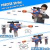 Automatic Toy Gun with Tactical Vest Set, 150 Darts, Scope,Detachable Stock & Dual Fire Modes | Rechargeable Electric Toy Gun for Kids Ages 8-12, Birthday & Xmas Gifts view 2