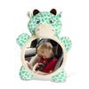 DUSCOKE Rear Facing Baby Car Mirror, Plush Cute Wide View Vehicle Backseat Viewer, Shake-proof Baby in Sight Carseat Mirrors, Cartoon Animal Shatterproof Safety Observation Rearview Mirror (Deer) view 1