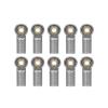 Compatible with Axial for SCX10 D90 D110 for Tamiya CC01 1/10 RC Car Crawler 10Pcs Metal M3 Link Tie Rod End Ball Joint RC Tie Link Rods(Silver) view 1