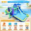 10-in-1 Bounce House, Inflatable Water Slide w/Splash Pool, Jump Area, Climbing Wall,Basketball, Football, Ball Shootings, 450W Air Blower, 13.3x11.3FT Bouncer Castle for Kids Backyard Indoor Outdoor view 4