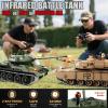1/16 RC Tank, Heng Long Soviet Union T-34 Army Toy with Smoke, Sound, Light, 2.4G Remote Control Tank That Shoots with Upgraded Metal Track, Idler and Sprocket Wheel, Steel Gearbox, Two Batteries view 4
