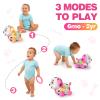3-in-1 Musical Puppy Toys for 1 Year Old Girl Gift, Educational Baby Toy 6-12-18 Month, 1st Birthday Gift for 1 Year Old Girl Boy, First Bilingual Present for 7 8 9 10 Month Infant (Pink) view 2