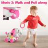 3-in-1 Musical Puppy Toys for 1 Year Old Girl Gift, Educational Baby Toy 6-12-18 Month, 1st Birthday Gift for 1 Year Old Girl Boy, First Bilingual Present for 7 8 9 10 Month Infant (Pink) view 3