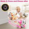 3-in-1 Musical Puppy Toys for 1 Year Old Girl Gift, Educational Baby Toy 6-12-18 Month, 1st Birthday Gift for 1 Year Old Girl Boy, First Bilingual Present for 7 8 9 10 Month Infant (Pink) view 4