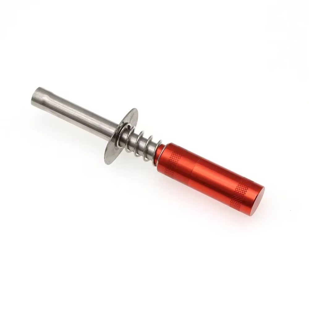 RC Car Upgrade Parts for Hsp 80103 1/10 Rc for Nitro for Buggy Truck Taiyo 15 Engine Parts Planes Helicopter for Spark Glow Plug Igniter Starter Ignition(Red)