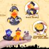 24 Pcs Halloween Rubber Ducks with Bag, Assorted Duckies in Skeleton Pumpkin Witch Ghost Vampire Styles, Bulk Party Favors Basket Stuffers, Bath Toys, Exchange Gifts for Girls Boys view 2