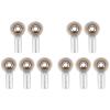 Compatible with HSP for Tamiya for Mini 4WD RC Car Truck Crawler Boat Airplane 10Pcs Metal M2 Tie Rod End Ball Joint Link Ball Head RC Tie Link Rods view 2