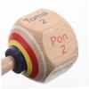 Toddmomy Mexican Wood Gyro Toys Craft Spinning Tops DIY Wooden Gyro Tops Toy for Boys and Girls Activities view 3