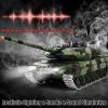 1/16 RC Tank, Heng Long German Leopard 2 A6 RC Battle Army Toy with Smoke, Sound, Light, 2.4G Remote Control Tank That Shoots BBS with Upgraded Metal Tracks, Idler, Sprocket Wheel, Steel Gearbox view 3