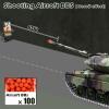 1/16 RC Tank, Heng Long German Leopard 2 A6 RC Battle Army Toy with Smoke, Sound, Light, 2.4G Remote Control Tank That Shoots BBS with Upgraded Metal Tracks, Idler, Sprocket Wheel, Steel Gearbox view 4