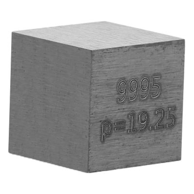 PRETYZOOM Tungsten Density Cube Educational Metal Element for Science Experiments Precision Crafted Cube for Classroom Teaching Homeschooling and Lab Use Unique Chemistry Tool Collectible
