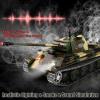 1/16 RC Tank, Heng Long German Panther Type G RC Battle Army Toy with Smoke, Sound, Lights, 2.4G Remote Control Tank That Shoot with Upgraded Metal Tracks, Idler and Sprocket Wheel, Steel Gearbox view 3