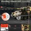 1/16 RC Tank, Heng Long German Panther Type G RC Battle Army Toy with Smoke, Sound, Lights, 2.4G Remote Control Tank That Shoot with Upgraded Metal Tracks, Idler and Sprocket Wheel, Steel Gearbox view 4