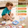 JoyCat Spanish & English Bilingual Talking Flash Cards for Toddlers 1-5, 454 Words with Durable Thick Cards, Easy to Slide in and Out, Speech Therapy Toys, Birthday Gifts for Boys Girls view 3
