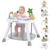 Time Followers 6-in-1 Baby Activity Center | 4 Stage Montessori-Inspired Toys | Grow Stationary Standing Toddler Table | Jumpers & Bouncers | Must Have for Boy & Girl 6, 12, 24+ Month Old view 1