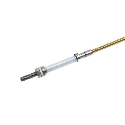 3.18mm Flexible to 4mm Hard Shaft Adapter, 304 Stainless Steel Head, M4 Thread Propeller Compatible, RC Boat Drive Shaft(with 4x8 Bearing)